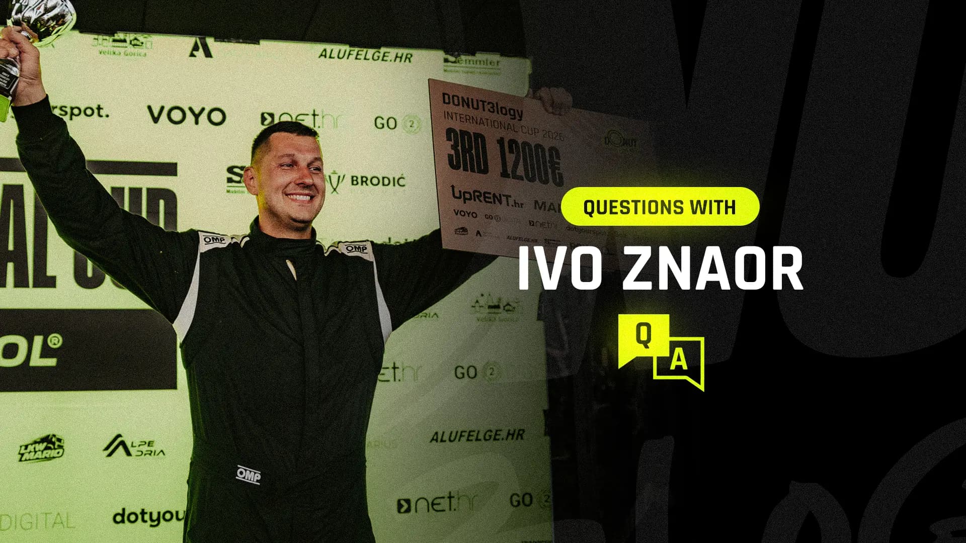 Ivo Znaor ahead of DONUT 10: “In drifting, your last victory only matters until the next start”